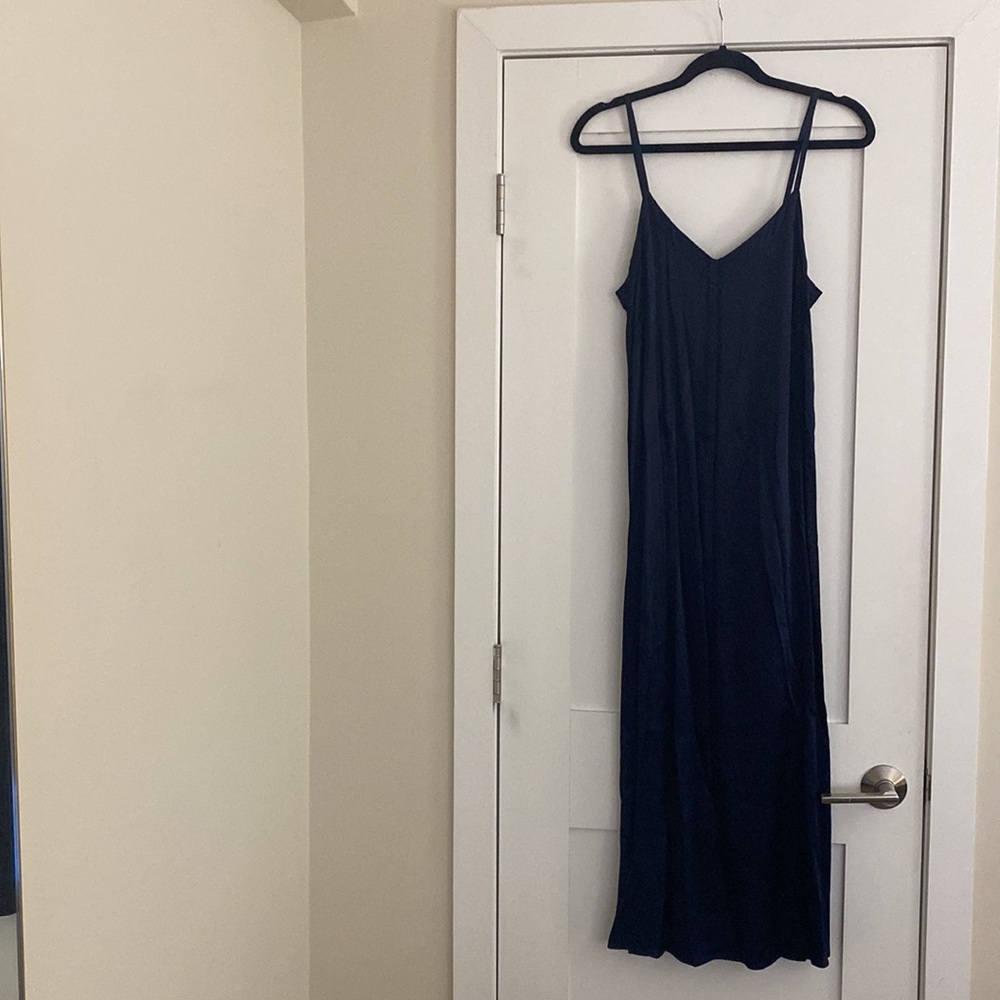 Xirena Navy Cami Slip Dress